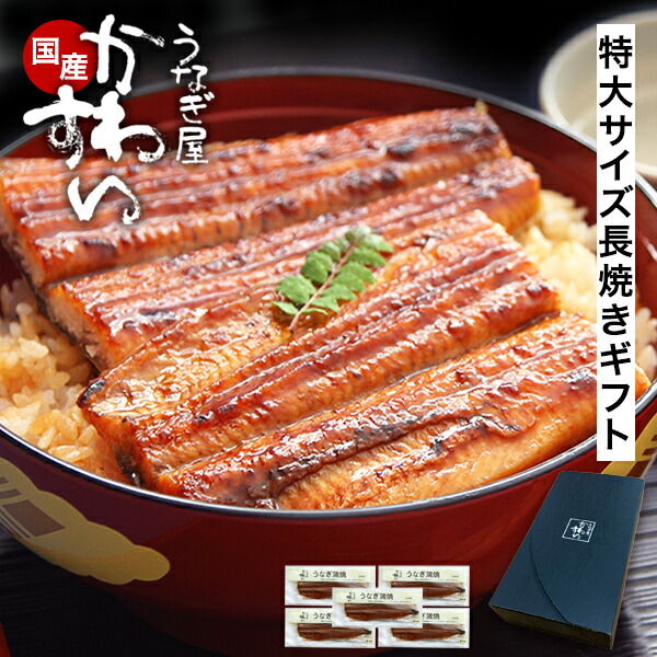 ギフト うなぎ 国産 かわすい ＼1位の極上鰻／ 冷凍 送料無料 特大 うなぎ蒲焼き 170g×5本 【うなぎ屋かわすい】 グルメ ウナギ 鰻 蒲焼き ひつまぶし うな丼 土用の丑の日 内祝い お返し 誕生日プレゼント 食べ物 喜ばれる 贈答 高級 入学祝い 卒業祝い