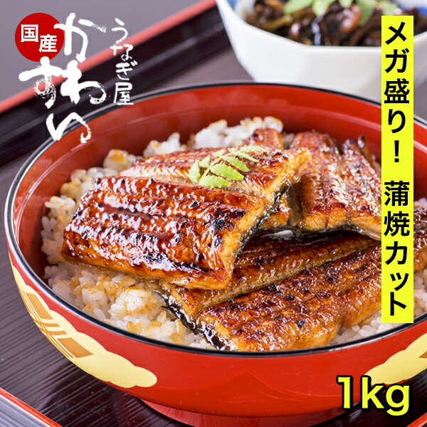 ＼大容量でお買い得／ うなぎ 国産 かわすい 【1位の極上鰻】 うなぎ蒲焼き 送料無料 蒲焼きカットメガ盛り 1kgセット 定期便 【うなぎ屋かわすい】 グルメ ウナギ 鰻 蒲焼き ひつまぶし うな丼 誕生日プレゼント 冷凍 食べ物 贈答 高級 小分け