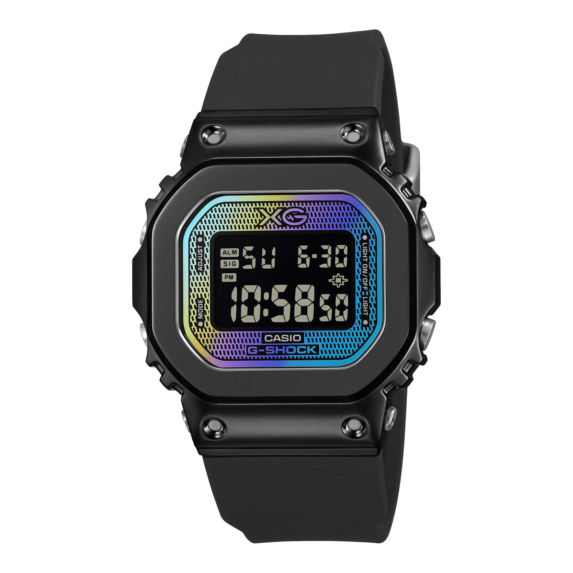 【限定品】CASIO カシオ Gショック G-SHOCK GM-S5600XG-1JR XGコラボ 5600シリーズ デジタル ブラック 20気圧防水 レディース腕時計 国内正規品 メーカー保証付 送料無料|ジュエリー川スミ