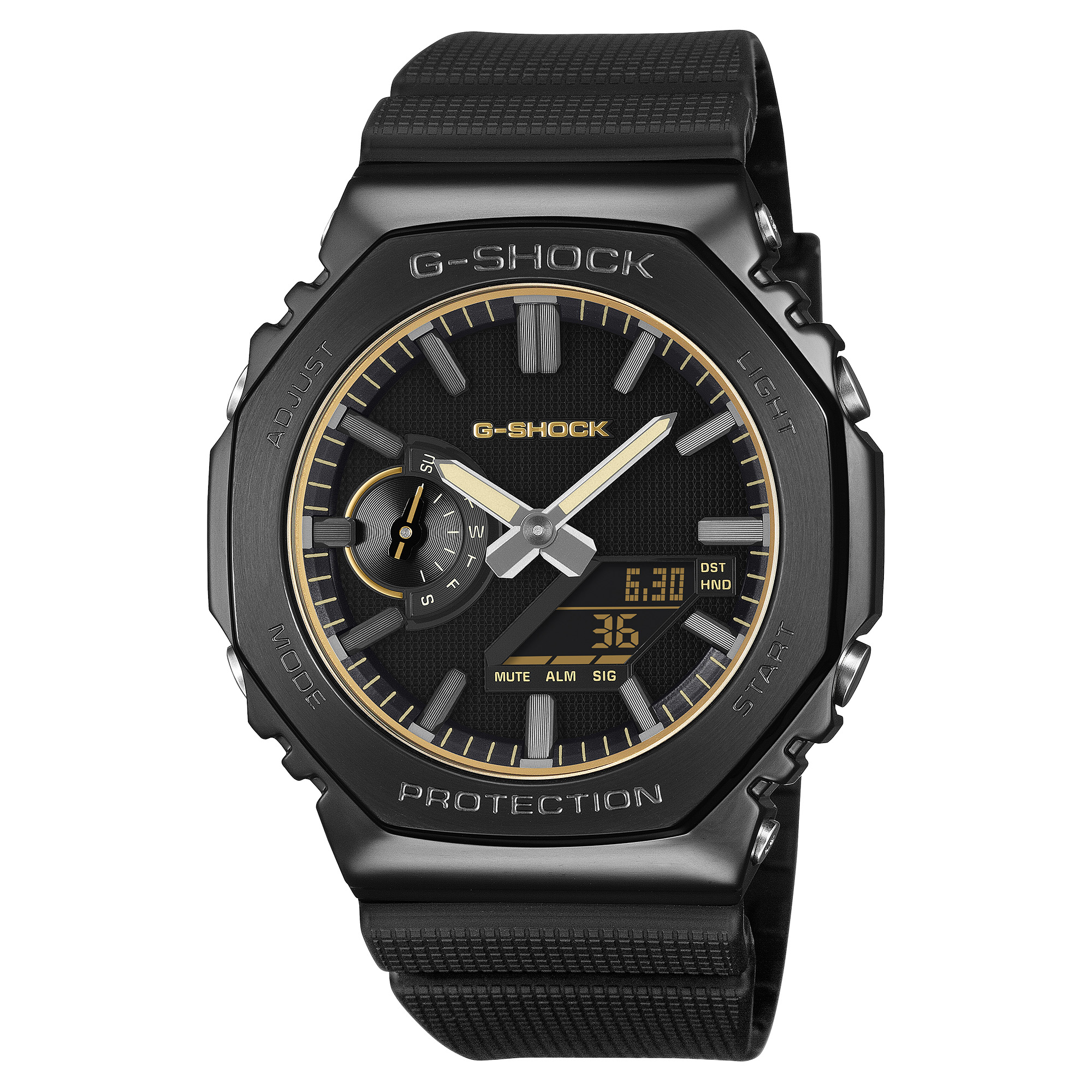 【NEW】CASIO カシオ G-SHOCK  GM-2100LXB-1A9JF 2100つづき物 耐衝撃社会システム 20空圧雨合羽 アナデジ メタルカバード 黒いこと メンズ ウオッチ 国内定め事品 製造業者引き請ける付  貨物輸送無料