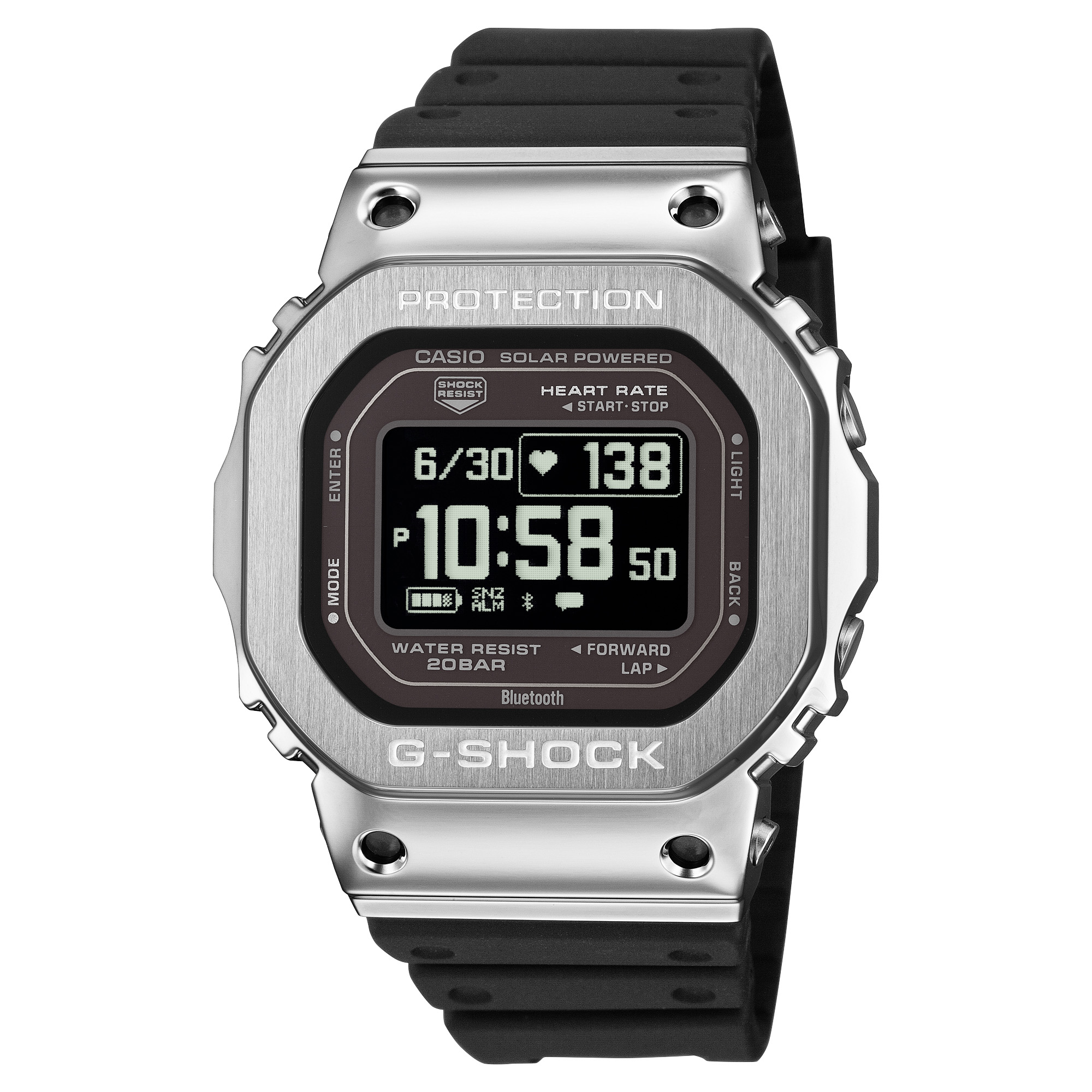 【NEW】CASIO カシオ G-SHOCK GM-H5600-1JR 5600シリーズ MIP液晶 モバイルリンク Bluetooth デジタル ブラック 20気圧防水 耐衝撃構造 メンズ腕時計 国内正規品 メーカー保証付 送料無料｜ジュエリー川スミ