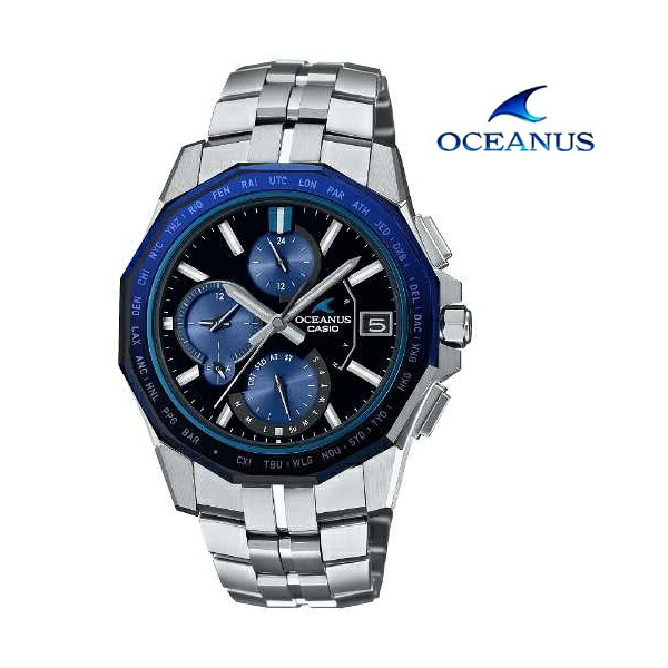 CASIO カシオ オシアナス OCW-S6000-1AJF ソーラー電波 メンズ 腕時計 ウォッチ 時計 チタン 国内正規品 メーカー保証付 誕生日プレゼント 男性 ギフト ブランド 送料無料｜ジュエリー川スミ