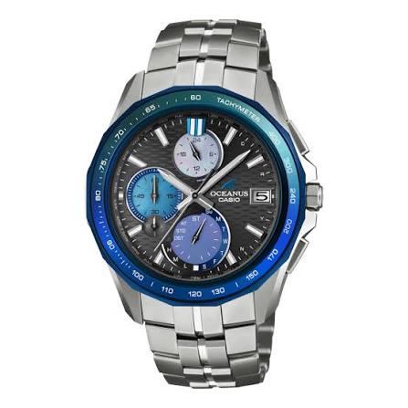 【限定品】CASIO カシオ OCEANUS オシアナス OCW-S7000AP-1AJF Manta Indigo Ocean 阿波藍 世界限定1300本 チタンケース Bluetooth搭載電波ソーラー モバイルリンク 10気圧防水 メンズ 腕時計 国内正規品 メーカー保証付き 送料無料｜ジュエリー川スミ
