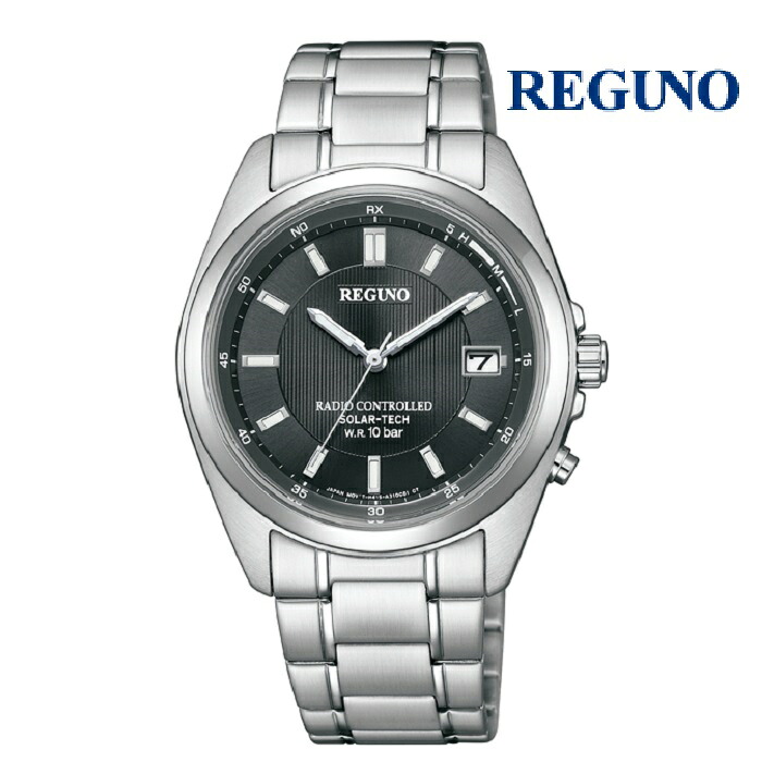 CITIZEN シチズン レグノ REGUNO KS3-115-51 ソーラーテック電波 メンズ 腕時計 ウォッチ 時計 シルバー色 金属ベルト 国内正規品 メーカー保証付 誕生日プレゼント 男性 ギフト ブランド 送料無料|ジュエリー川スミ
