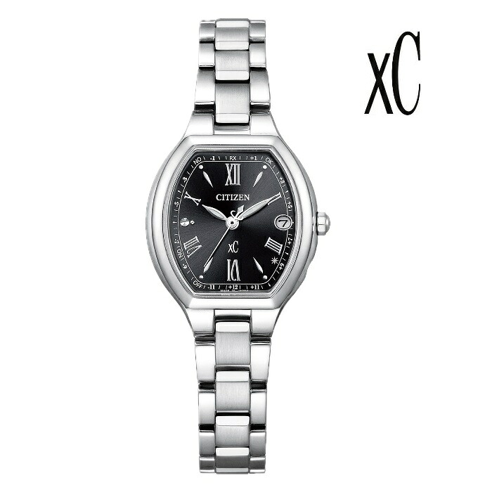 CITIZEN シチズン XC クロスシー ES9360-66E エコ・ドライブ電波 レディス 腕時計 ウォッチ 時計 ライトシルバー色 金属ベルト 国内正規品 メーカー保証付 誕生日プレゼント 女性 ギフト ブランド 送料無料|ジュエリー川スミ
