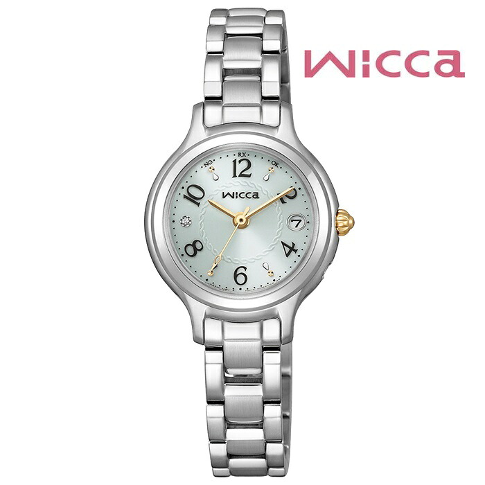 CITIZEN シチズン Wicca ウィッカ KS1-911-71 ソーラーテック電波 レディス 腕時計 ウォッチ 時計 シルバー色 金属ベルト 国内正規品 メーカー保証付 誕生日プレゼント 女性 ギフト ブランド 送料無料|ジュエリー川スミ
