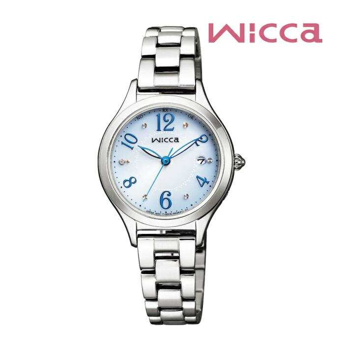 CITIZEN シチズン Wicca ウィッカ KS1-210-91 ソーラーテック電波 レディス 腕時計 ウォッチ 時計 シルバー色 金属ベルト 国内正規品 メーカー保証付 誕生日プレゼント 女性 ギフト ブランド 送料無料|ジュエリー川スミ