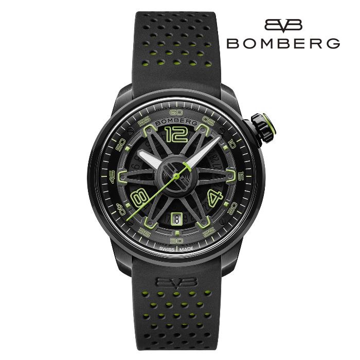 安い購入 Bomberg ボンバーグ Ct43apba 21 2 11 メカニカル 自動巻き メンズ 腕時計 ウォッチ 時計 ブラック色 シリコンストラップ 正規輸入品 メーカー保証付 誕生日プレゼント 男性 ギフト ブランド かっこいい もてる 第1位獲得 Doutoresdaalegria Org Br