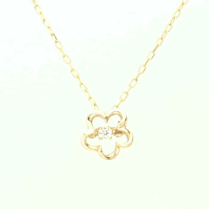 一粒ダイヤネックレス K10YGダイヤ プチネックレス ゴールドネックレス ペンダントネックレス 誕生日 記念日 プレゼント ギフト お手頃 お値打ち お出かけ ハート キューピッド グレイシャスダイヤモンド イエローゴールド ジュエリー 川スミ 送料無料 【kawasumi】 14,000円