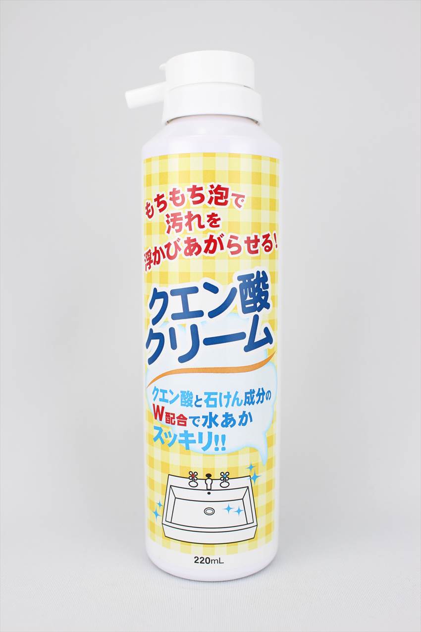 楽天市場 クエン酸クリーム 水回り トイレ アンモニア臭 泡洗浄 スプレー クエン酸 弱酸性 日本製 ラッピング対象外 川端滝三郎商店