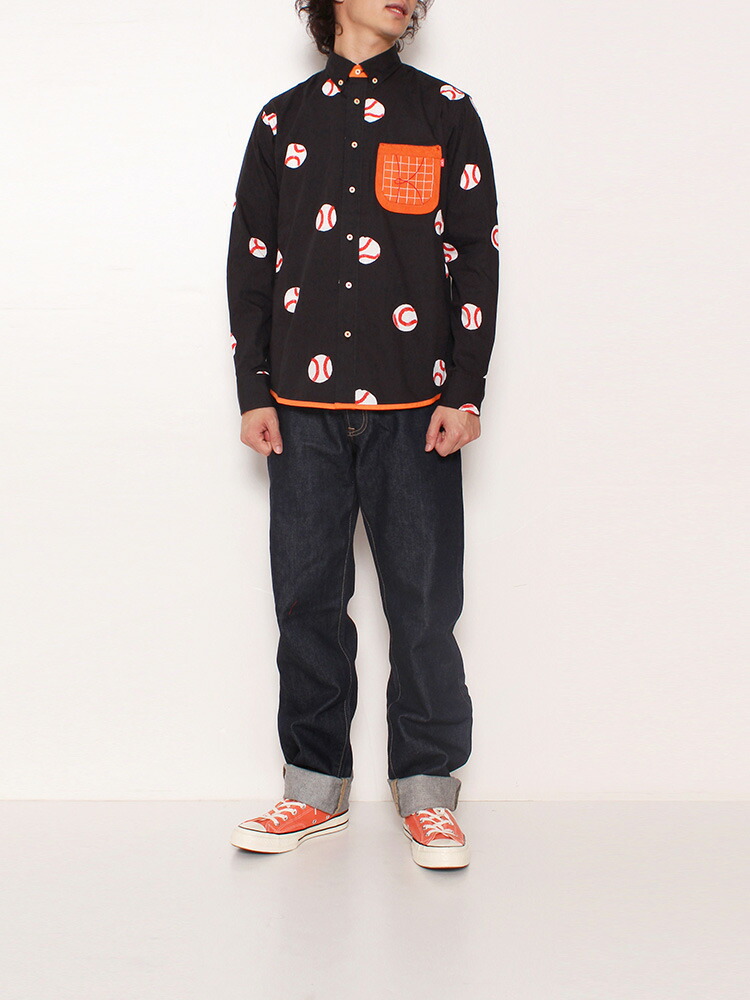 定番のお歳暮 冬ギフト カジュアルシャツ カジュアルシャツ ポケット付き 柄シャツ 男女兼用 レディース メンズ 長袖 シャツ Xxl Xl L M S Xs 全6サイズ ピンク ブラック 全2色 K 長袖シャツ カジュアル ナイスボール Ball Nice 河谷シャツ ボタン