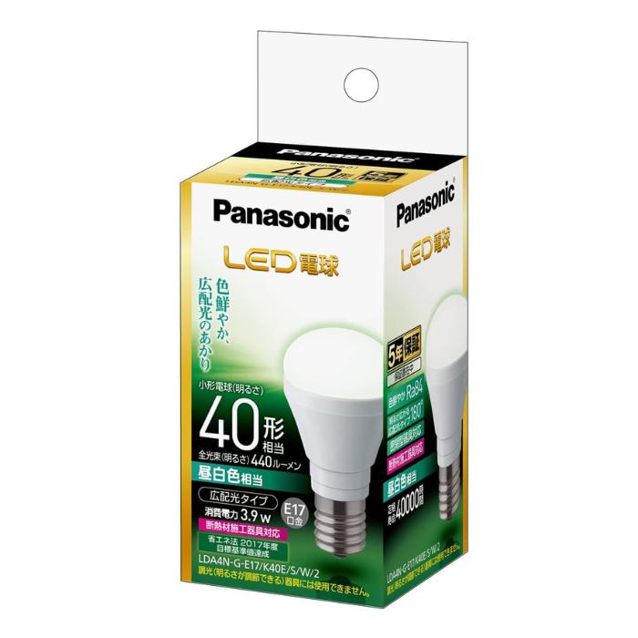 パナソニック LED電球 E17 40形 10個セット パナソニック LED電球 E17 40形 10個セット