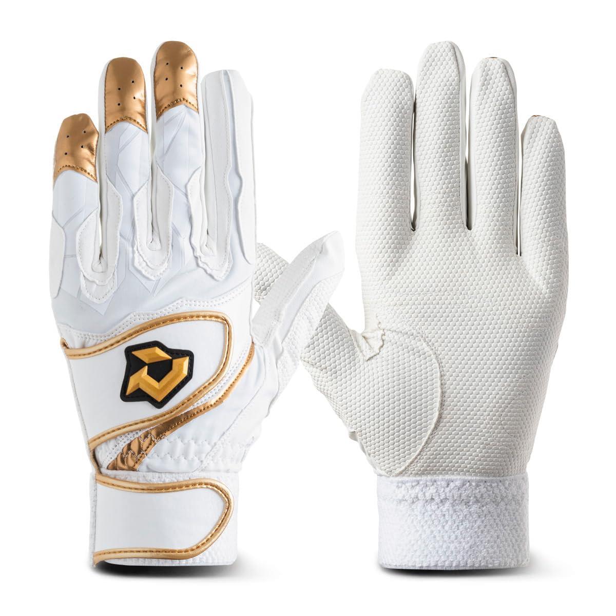 ディマリニ(DeMARINI) バッティンググラブ 両手用 DM-2 L ホワイト×ゴールド WB5745205L