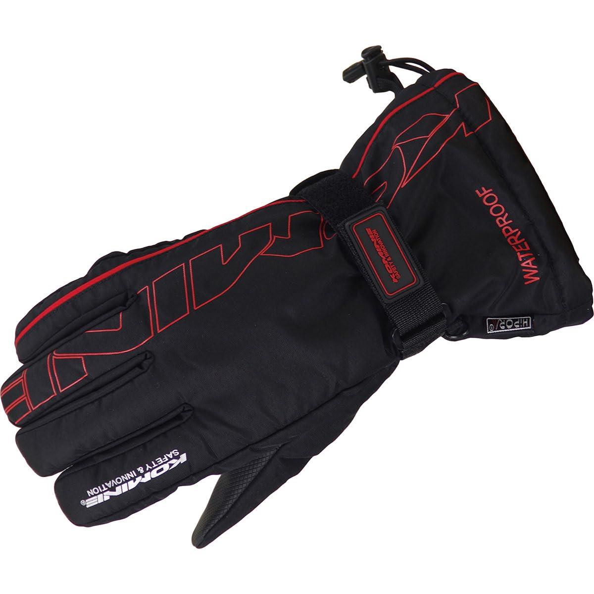 コミネ バイク用 グローブ レインオーバーグローブ ブラック/レッド XL GK-132 722 防水 4,606円