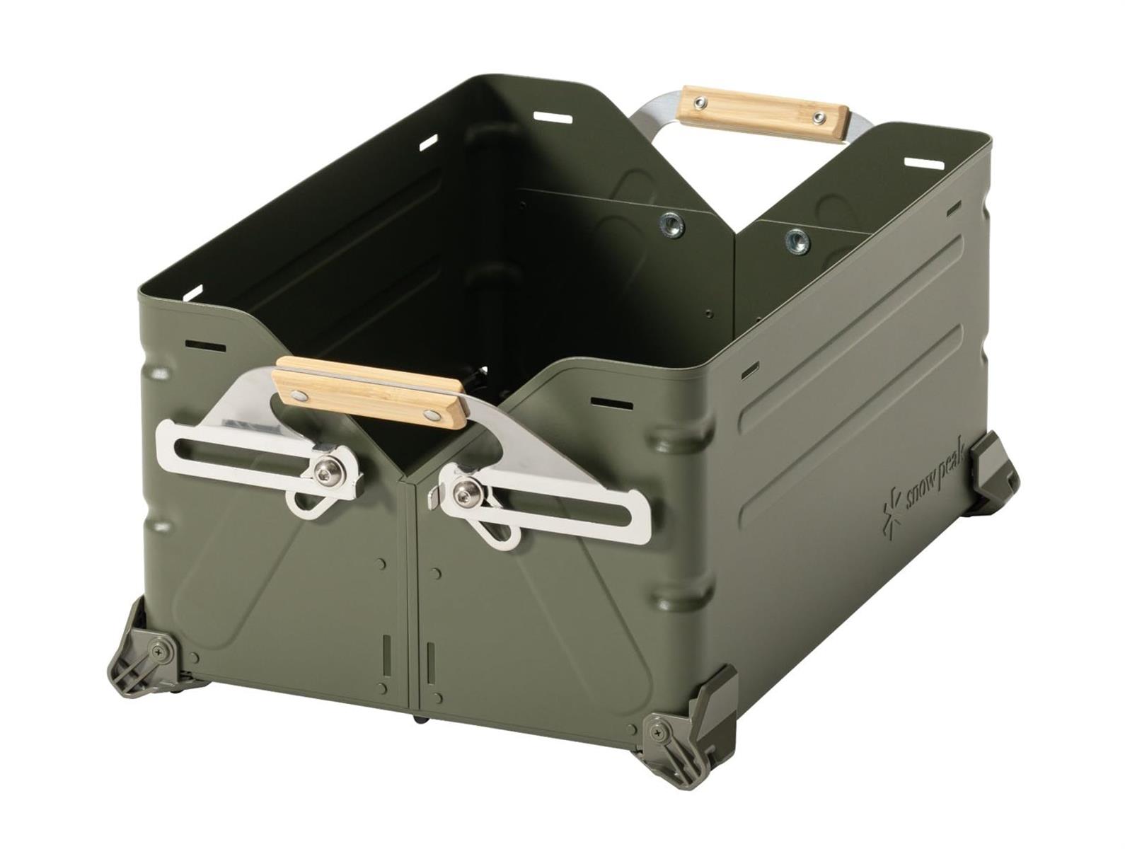 楽天市場】スノーピーク シェルフコンテナ 25 オリーブドラブ 雪峰祭