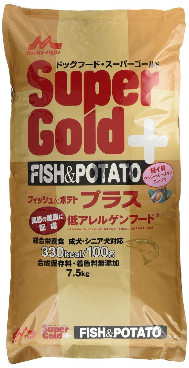 百貨店ゴールド Supergold 魚族＆ジャガタラ芋 足し加える 蝶つがい世話をする 7.5kg 7.5キロ (x 1)