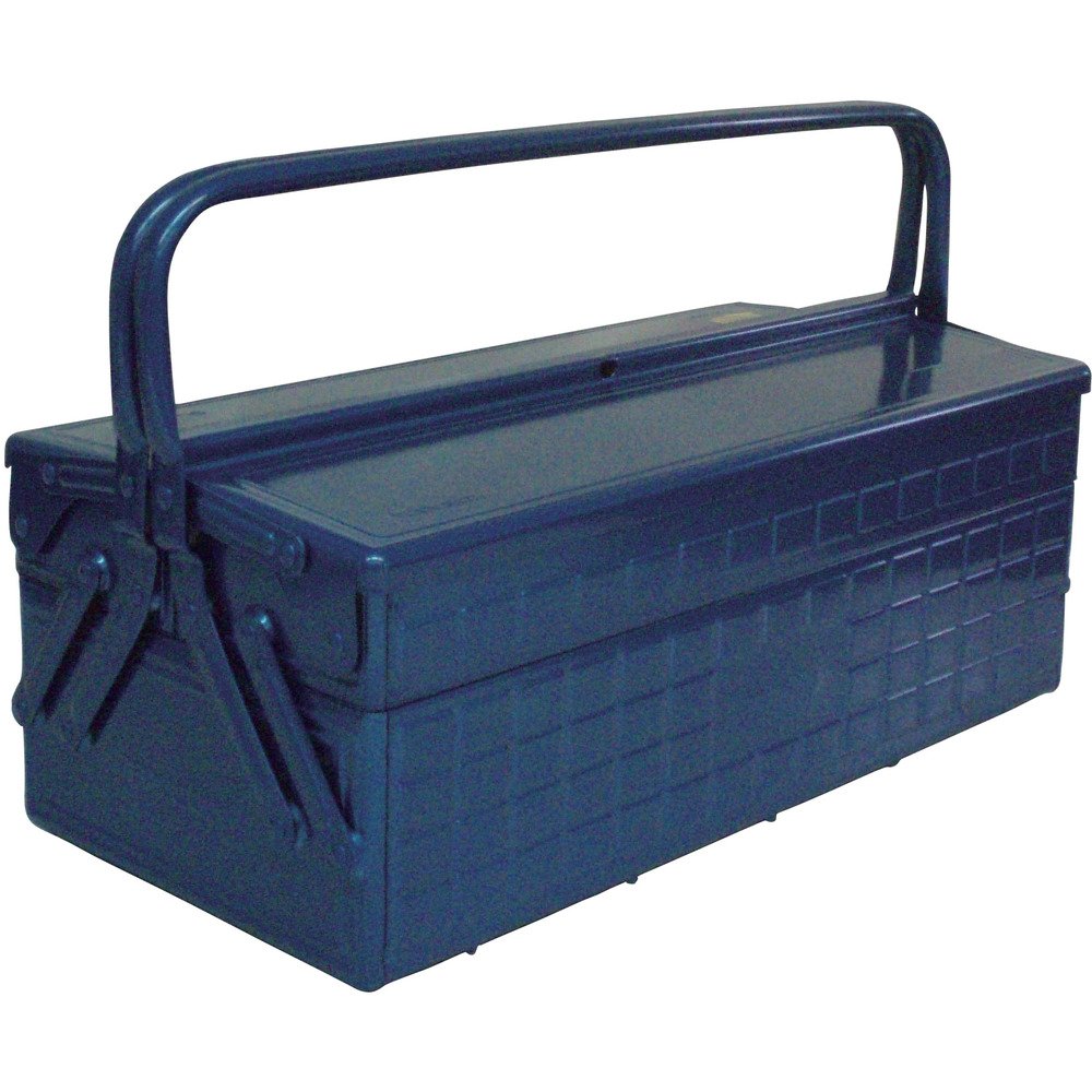 トラスコ中山(TRUSCO) 2段式工具箱 ブルー 472×220×289mm GL-470-B