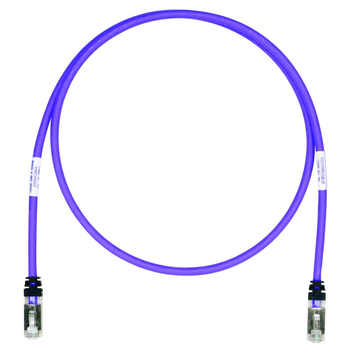 パンドウイット 遮蔽物 ローカルエリアネットワーク有線テレビ Cat6A 労働者階級遣りかた 20m 紫 STP6X20MVL