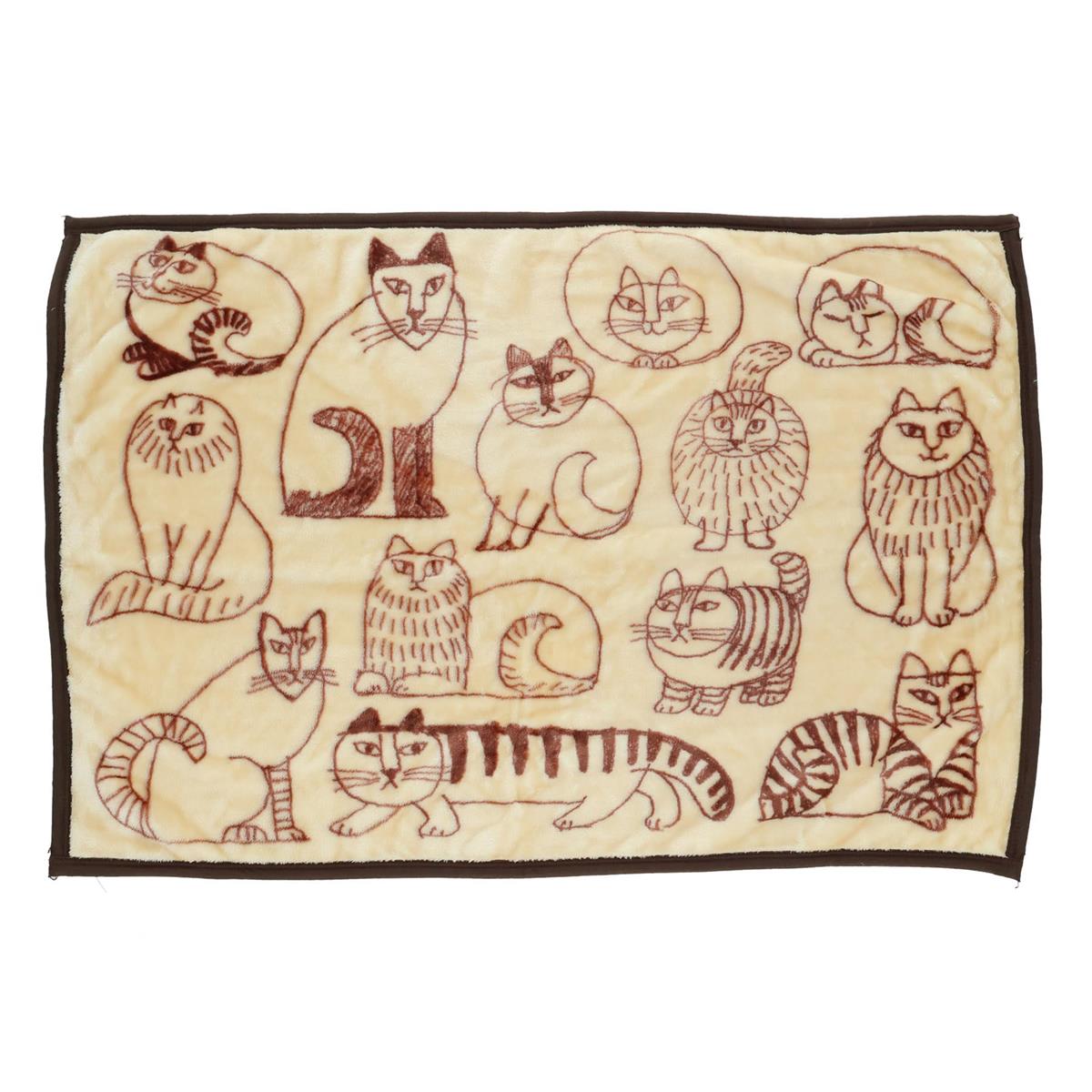 楽天市場】ひざ掛け リサラーソン スケッチドッグ ブランケット ねこ