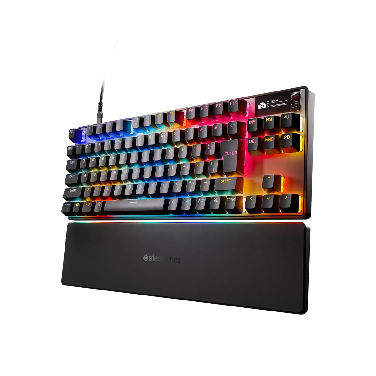 SteelSeries ラピッド水道栓 ラピッド銃の引き金 ゲーミングキーボード テンキー受け答え 有線 日本語申し合わせ 防音心積もり 磁気広座敷成り行き検出器 OmniPoint取り替えっこ 有機EL見せびらかす積み上げる Apex Pro TKL Gen 3 JP 黒いこと 64745