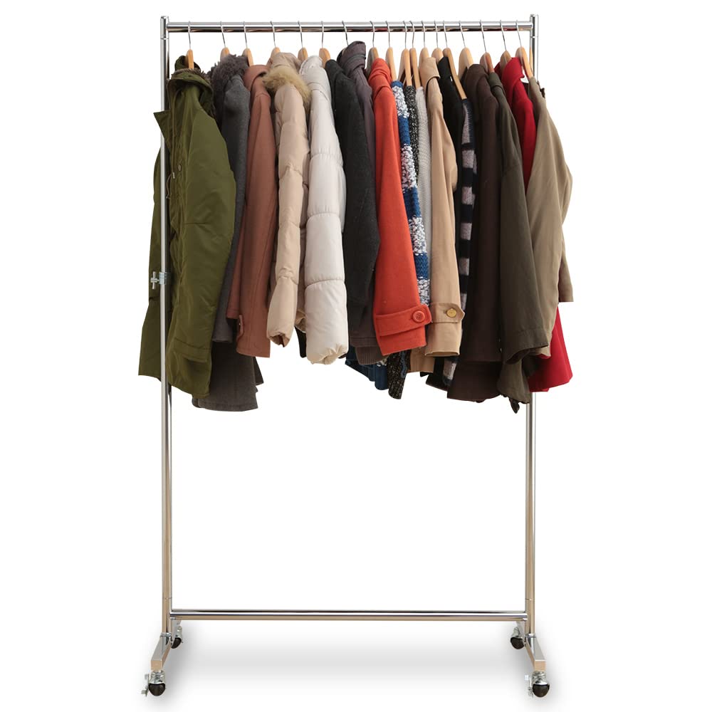 アイリスプラザ(IRIS PLAZA) ハンガーラック シングル 耐荷重80kg シルバー CW3001-95 パイプハンガー