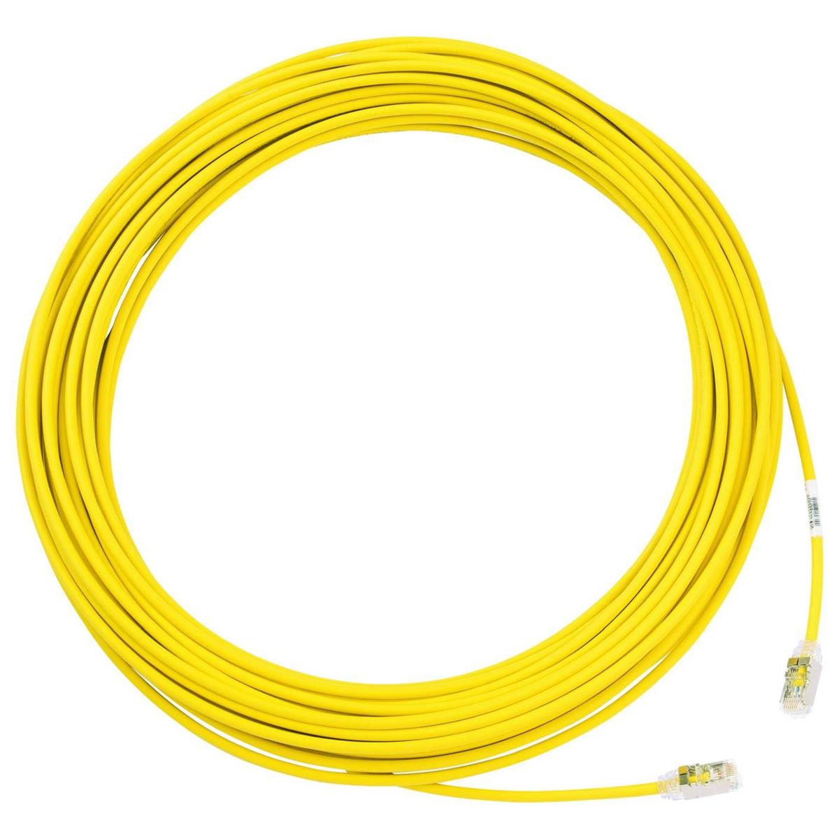 パンドウイット 遮蔽物 ローカルエリアネットワーク有線テレビ Cat6A 超極細 労働者階級操作手順 30m 黄 STP28X30MYL