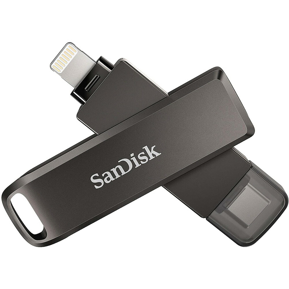 楽天市場 128gb Usbメモリ Ixpand Flash Drive Luxe Sandisk サンディスク Iphone Ipad Pc用 Lightning Usb3 1 C 回転式 海外リテール Sdix70n 128g Gn6ne メ 風見鶏