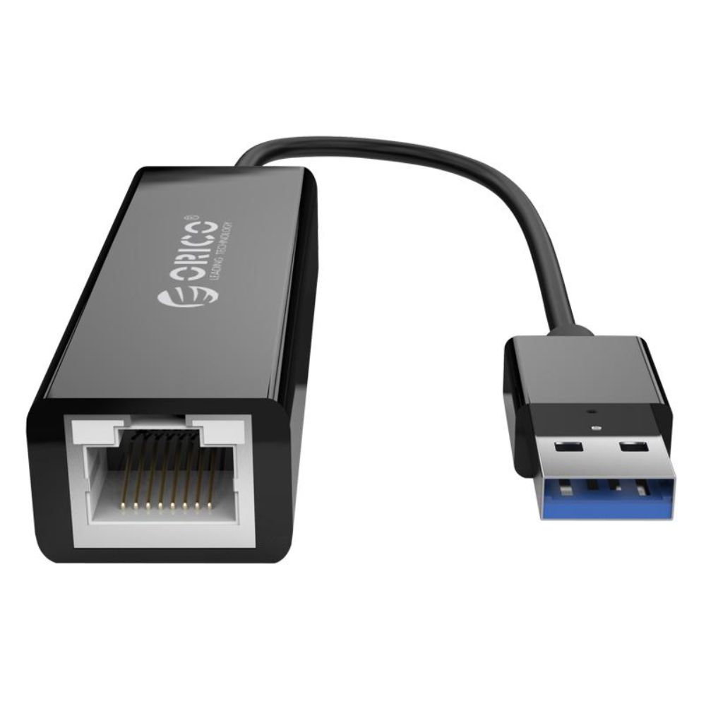 最安値挑戦】 LANアダプタ USB3.0 イーサーネットアダプター Gigabit対応 ORICO オリコ USB-LAN RJ45 小型タイプ  ケーブル長10cm海外リテール ブラック UTJ-U3-BK-BP メ www.medicare.co.th