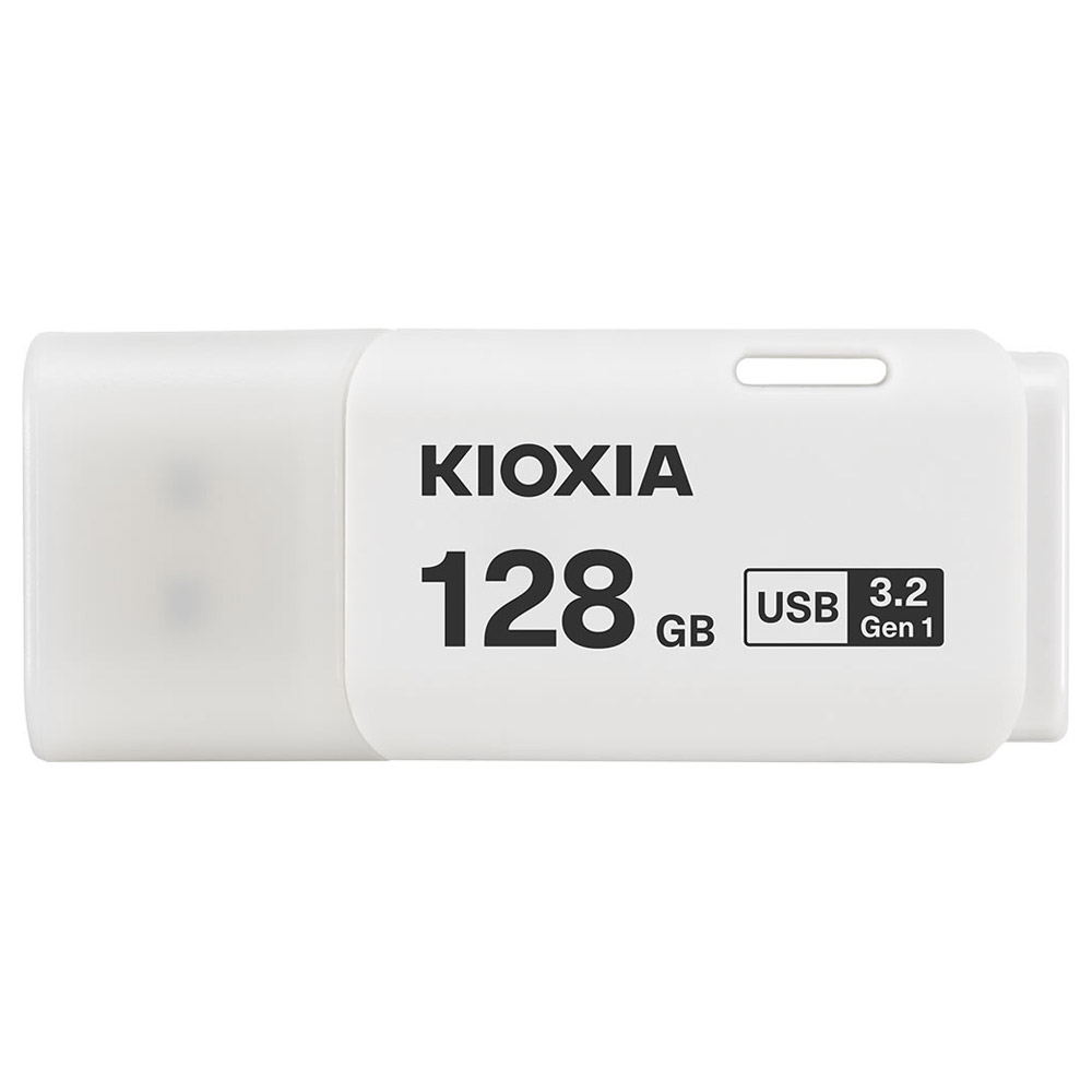 USBメモリ USB 128GB USB3.2 Gen1 USB3.0 KIOXIA キオクシア TransMemory U301 キャップ式  ホワイト 海外リテール LU301W128GC4 メ 超激安