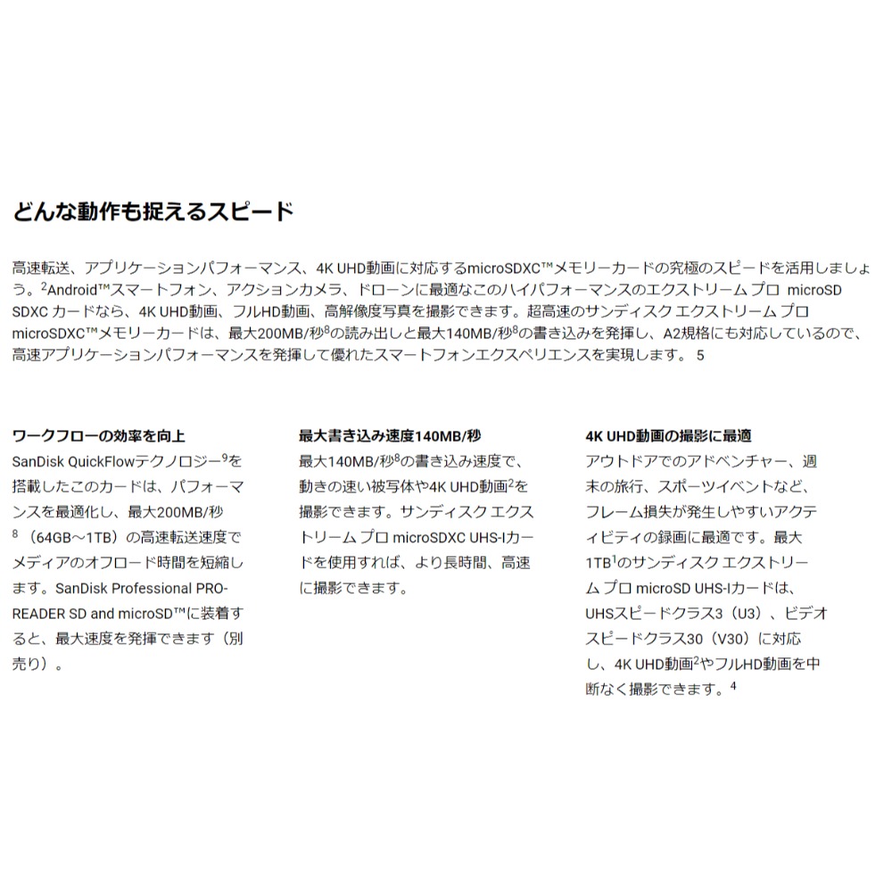 アウトレット☆送料無料 平日13時までの決済完了分は即日出荷 メール便は追跡番号付きで安心 配達スピードも速くなりました マイクロSDカード microSD  256GB microSDカード microSDXC SanDisk サンディスク Extreme UHS-I U3 V30 A2 R:190MB s  W:130MB 海外リテール ...