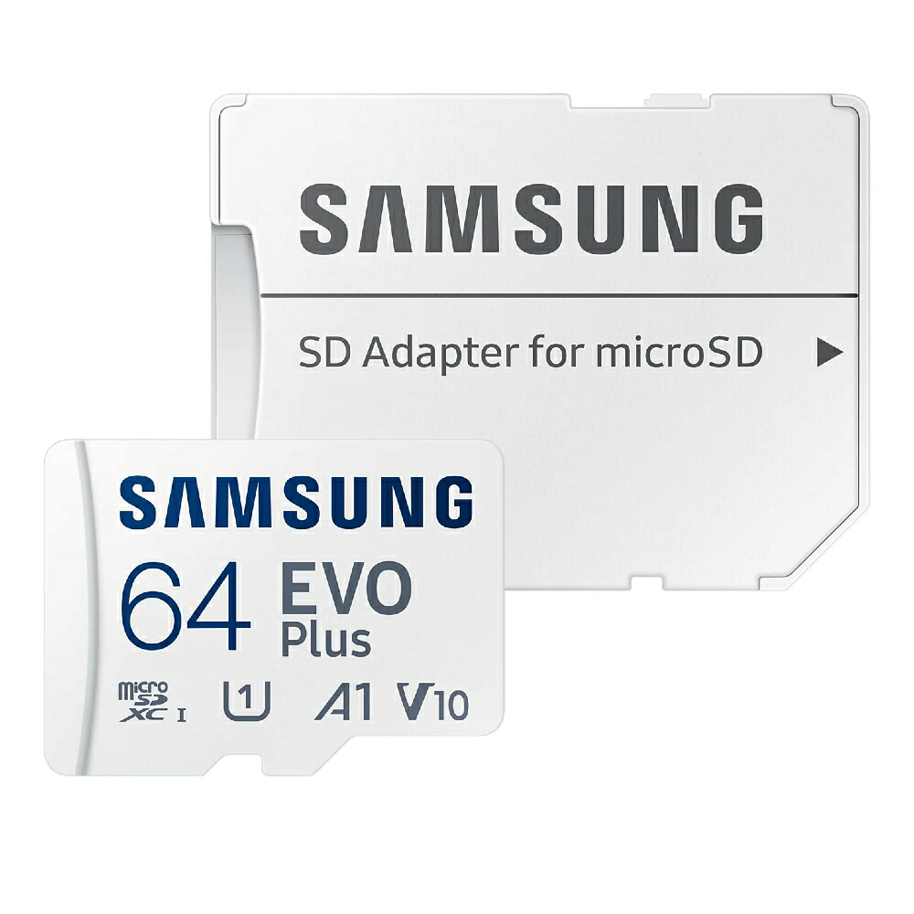 楽天市場】64GB microSDXCカード microSDカード Samsung サムスン EVO Plus Class10 UHS-I A1 R: 130MB/s SDアダプタ付 海外リテール MB-MC64KA/EU ◇メ : 風見鶏