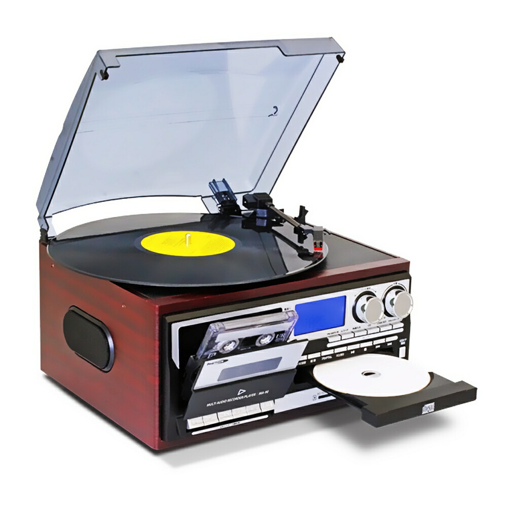 多機能プレイヤー 楽天市場】多機能レコードプレーヤー [Z0792] オーディオ家電