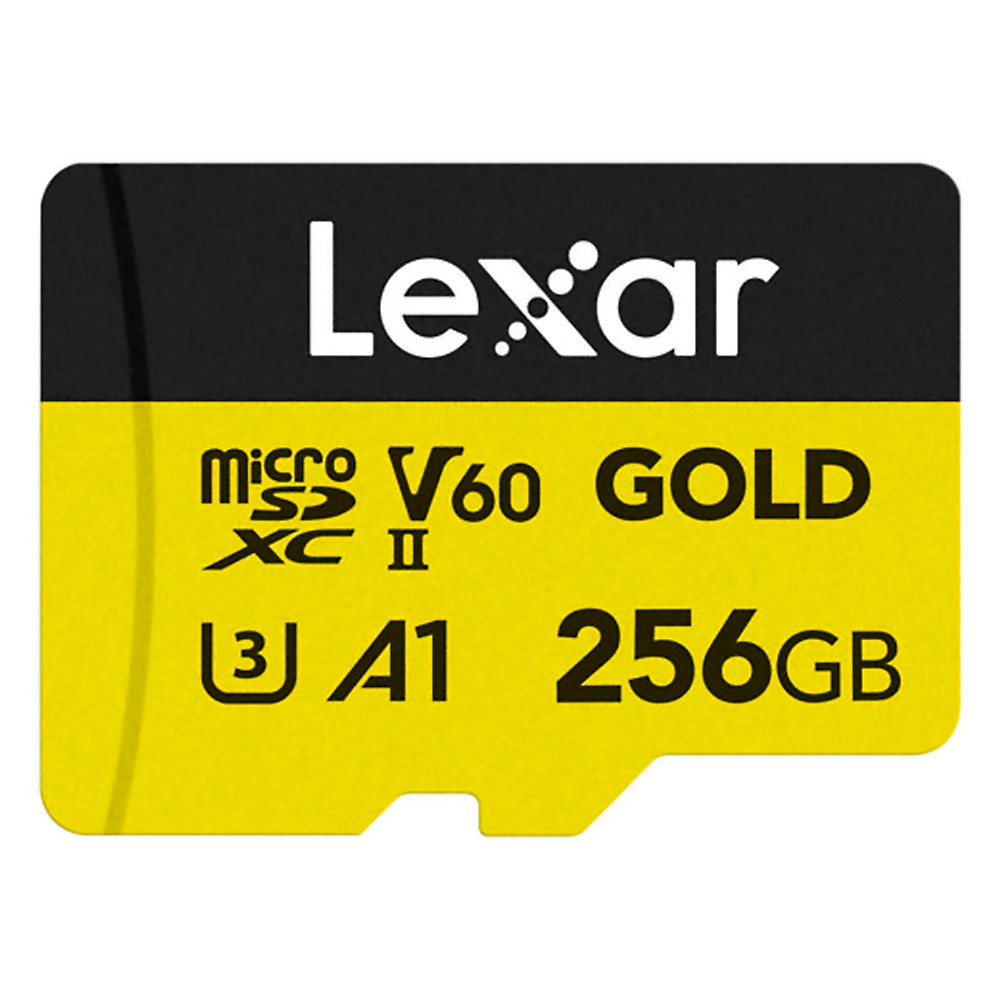 マイクロSD歌留多 256GB UHS-II microSDXC Lexar レキサー Professional GOLD UHS-II U3 V60 R:280MB/s W:180MB/s 外国でリテール LMSGOLD256G-BNNNG ◆メ