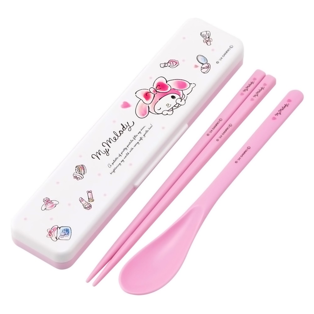 楽天市場】弁当用箸 ハローキティ 水彩コスメ 音のならないコンビ