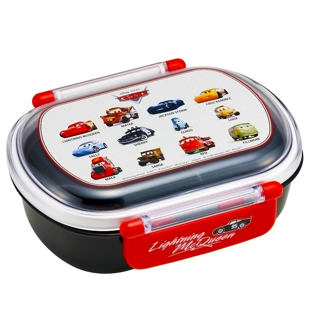 弁当箱 カーズ 25 ふわっとフタタイトランチボックス小判 SKATER スケーター 子供 抗菌 容量360ml 食洗機/電子レンジ対応 689130-QAF2BAAG ◆宅 【楽天ロジ発送】画像