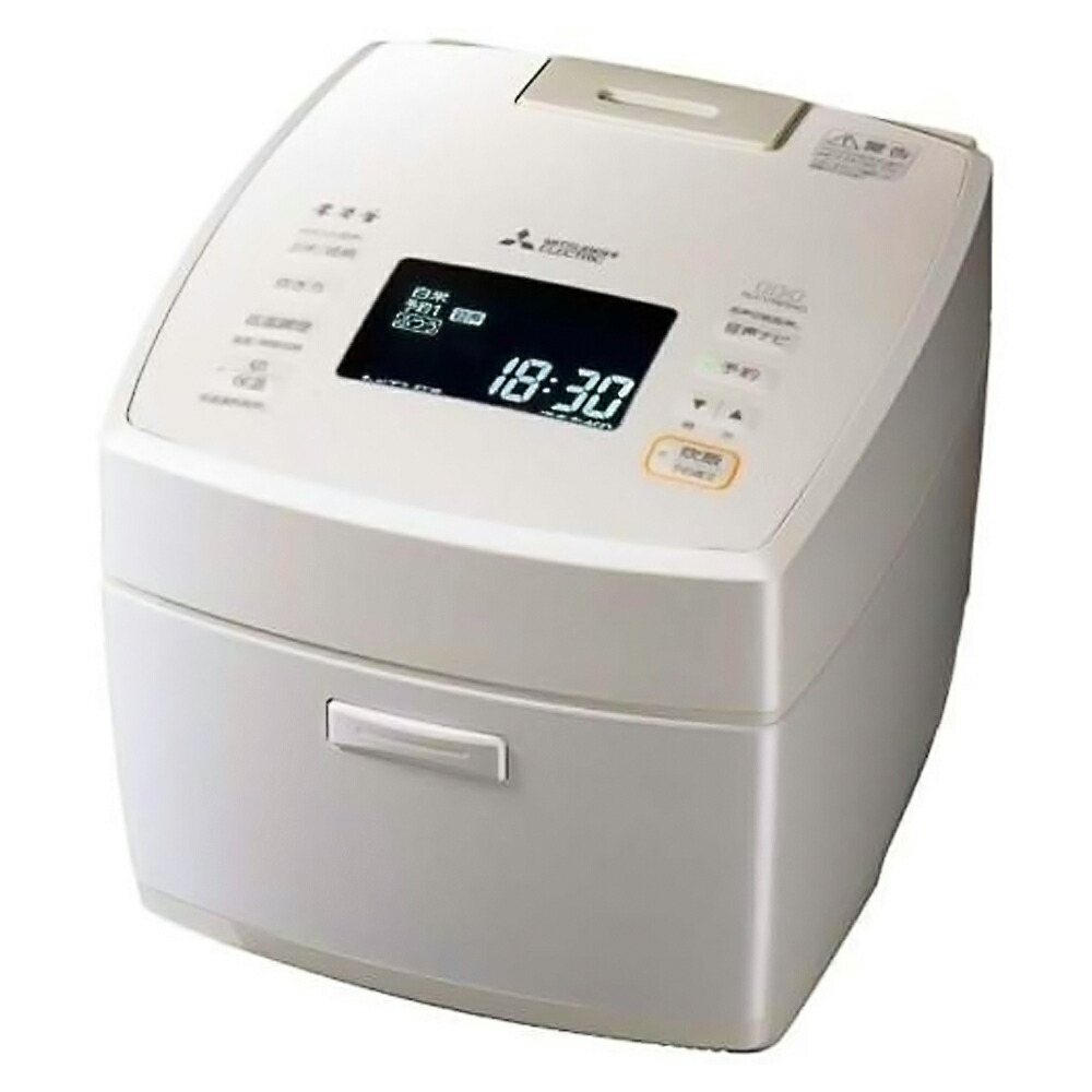 【新品・未使用】炊飯器　三菱　本炭釜　5.5合炊き　NJ-VW10G-W 白真珠 本炭釜 三菱電機 NJ-VW10G-W 5.5合炊き IHジャー炊飯器 本炭釜