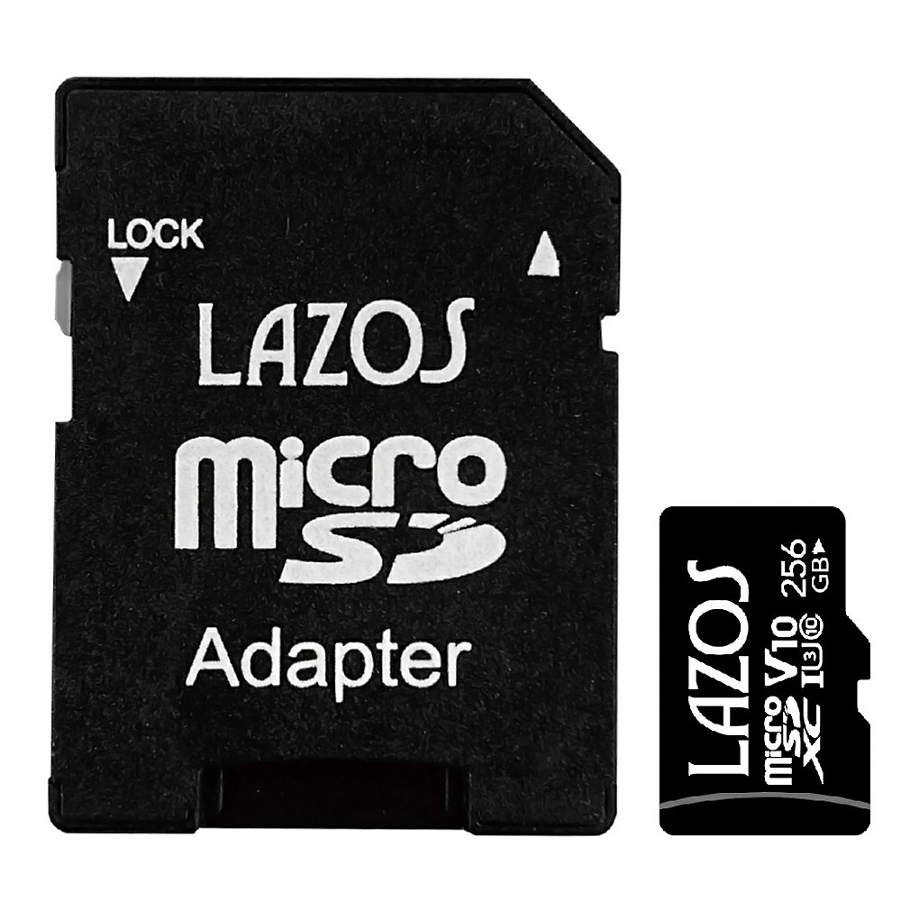 楽天市場】マイクロSDカード 128GB 高耐久 microSDXC LAZOS リーダー