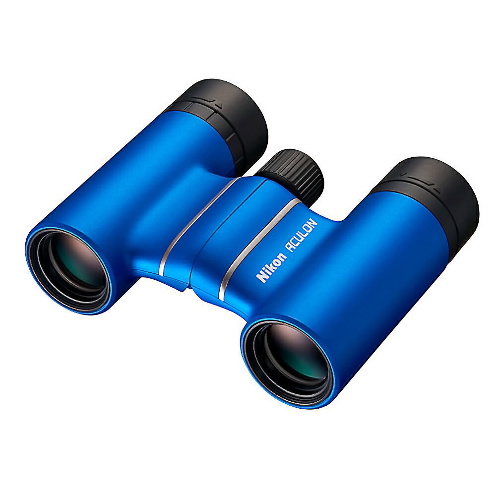 小型望遠鏡 8倍 ACULON アキュロン T02 8X21 Nikon ニコン 差しわたし21粍 ダハプリズム式 多層膜上塗り パウダーコンパクト 軽さ195g 青碧 ACT028X21BL ◆宅 【ロジ送りとどける】