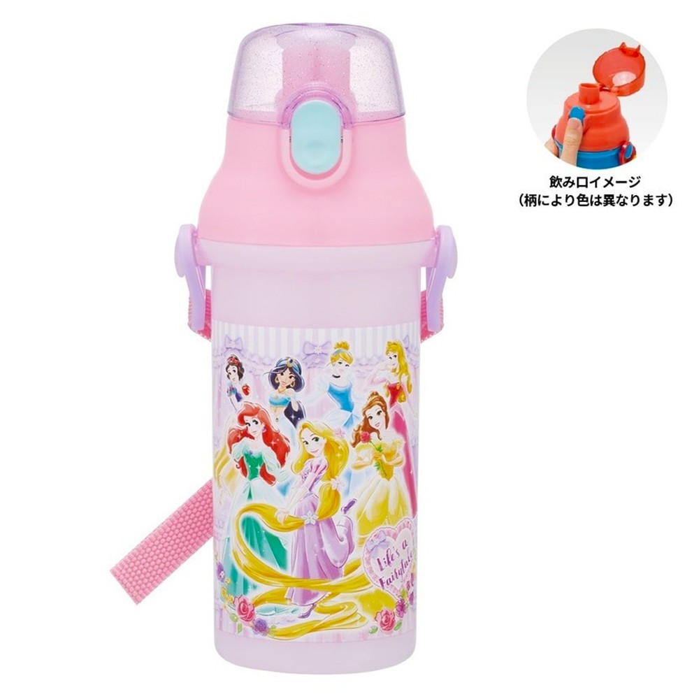 楽天市場】水筒 ラプンツェル 25 直飲みプラワンタッチボトル SKATER
