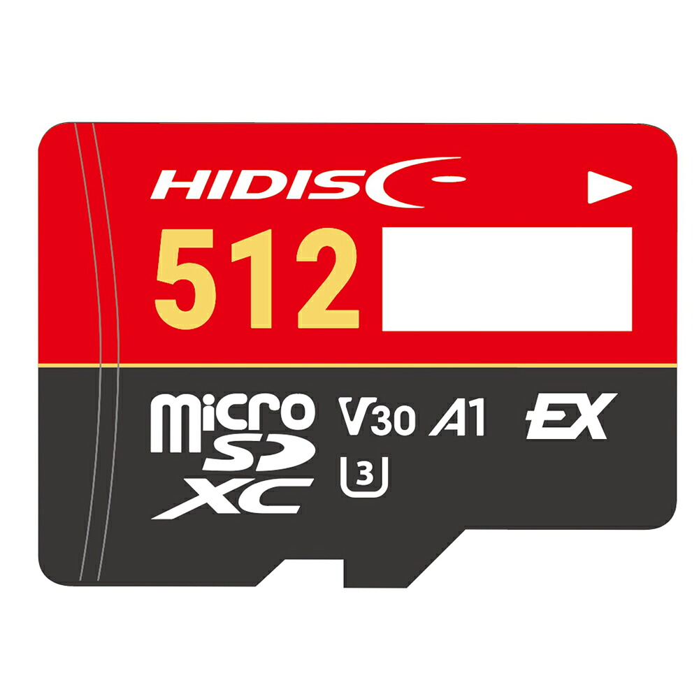 microSD Express 512GB Switch2対応 microSDXC HIDISC 磁気研究所 EX UHS-I U3 A1 R:800MB/s W:700MB/s HDMCSDX512GEXSW-WOA ◆メ｜風見鶏