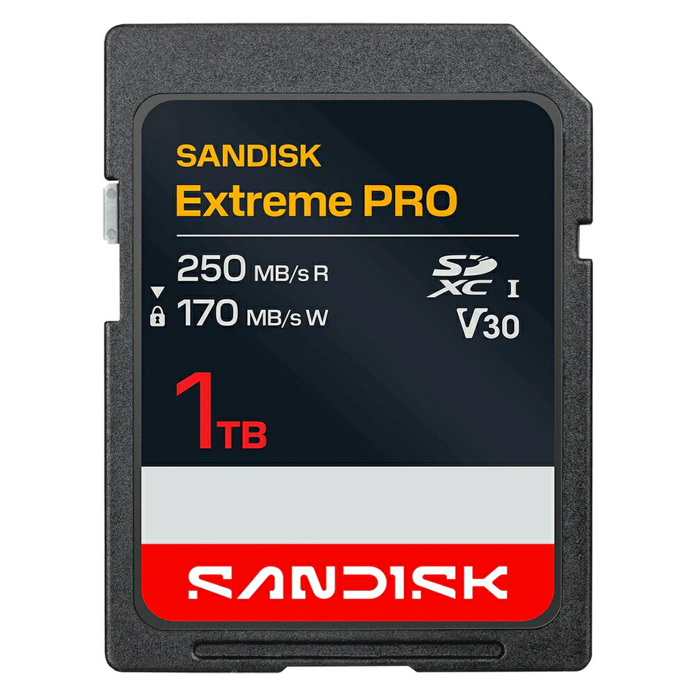 SD歌留多 1肺結核 SDXC SANDISK サンディスク Extreme PRO CLASS10 UHS-I U3 V30 R:250MB/s W:170MB/s 外国でリテール SDSDXXJ-1T00-GSCIN ◆コ