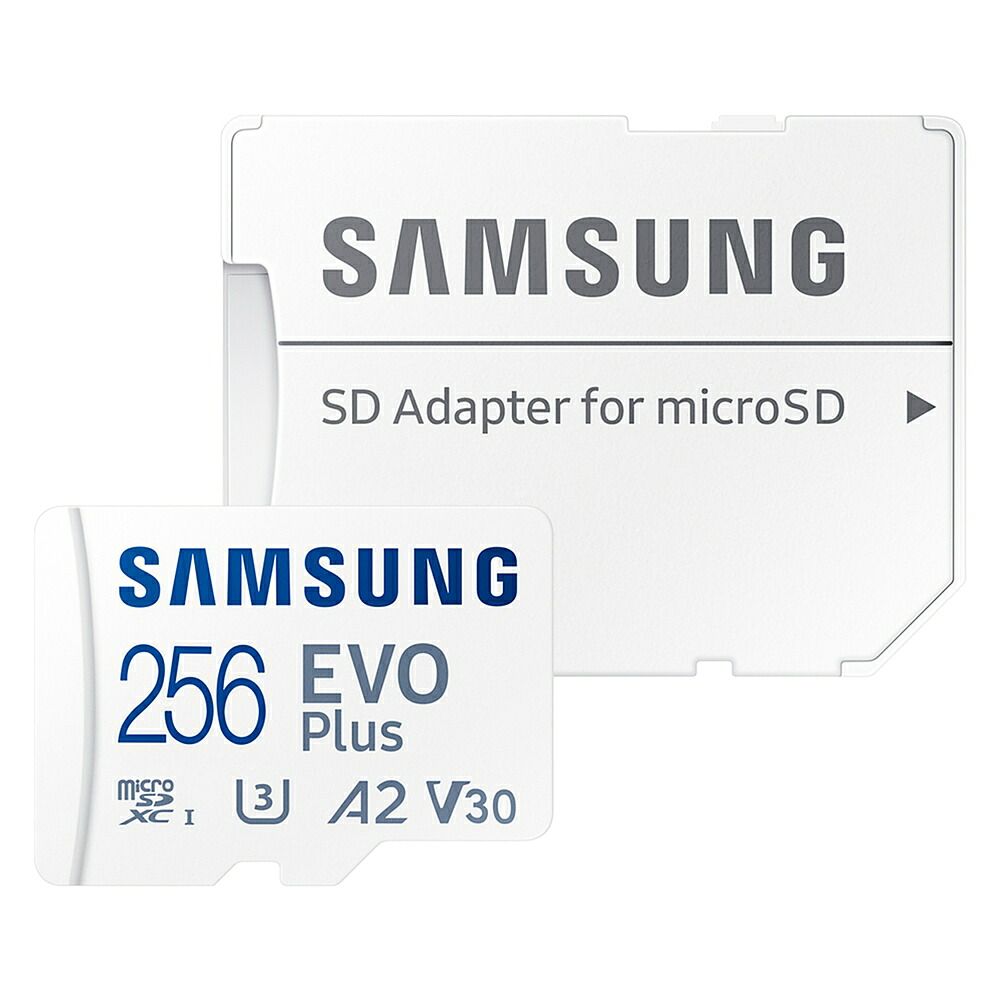 マイクロSDカード 256GB microSDXC R:160MB/s Samsung サムスン EVO Plus Class10 UHS-I U3 V30 A2 SDアダプタ付 海外リテール MB-MC256SA/CN ◆メ|風見鶏