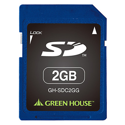 楽天市場 2gb Sdカード グリーンハウス スタンダードモデル R 10mb S ハードケース付 Gh Sdc2gg メ 風見鶏