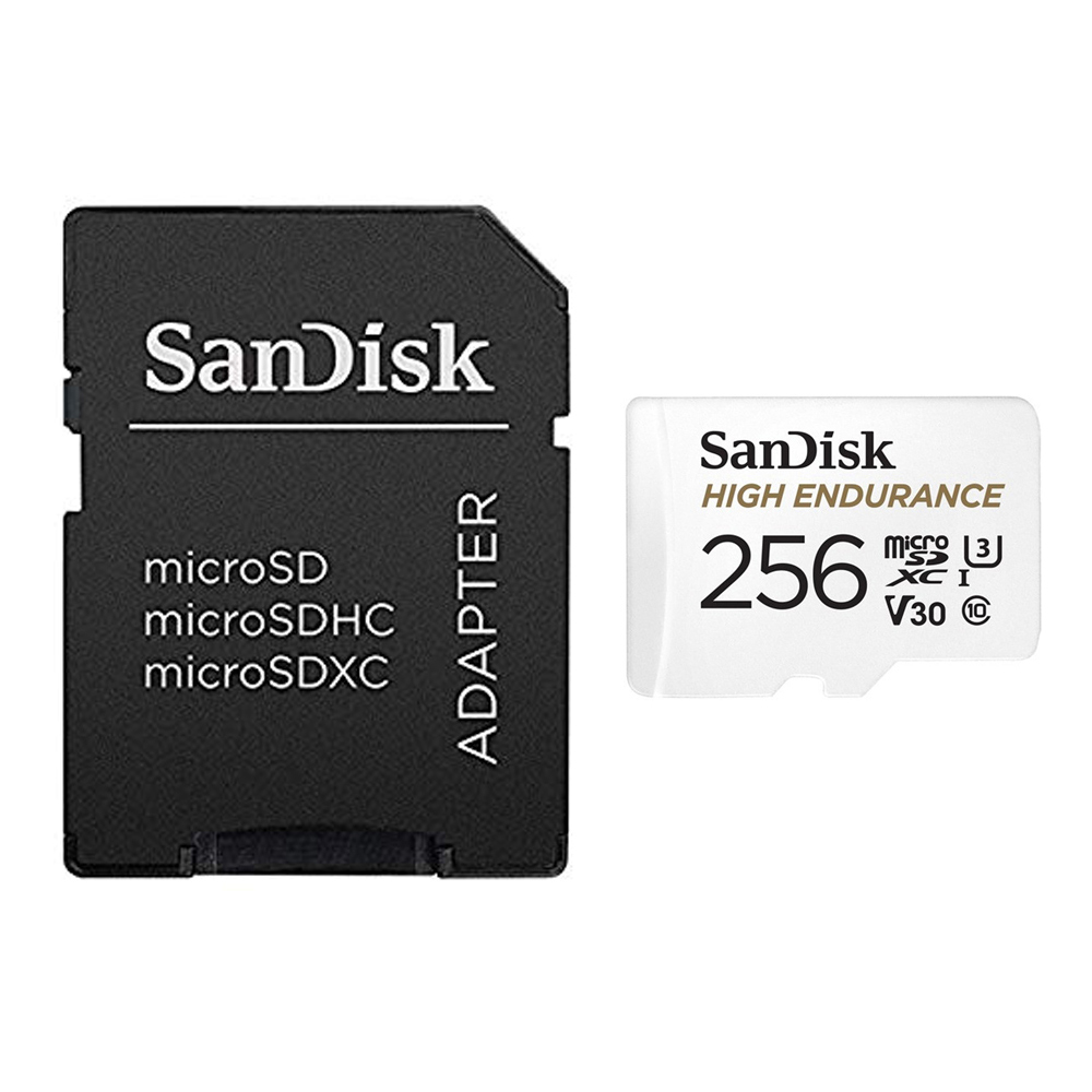 256GB 高耐久 microSDXCカード マイクロSD SanDisk サンディスク Class10 UHS-1 U3 V30 R:100MB/s W:40MB/s SDアダプター付 海外リテール SDSQQNR-256G-GN6IA ◆メ
