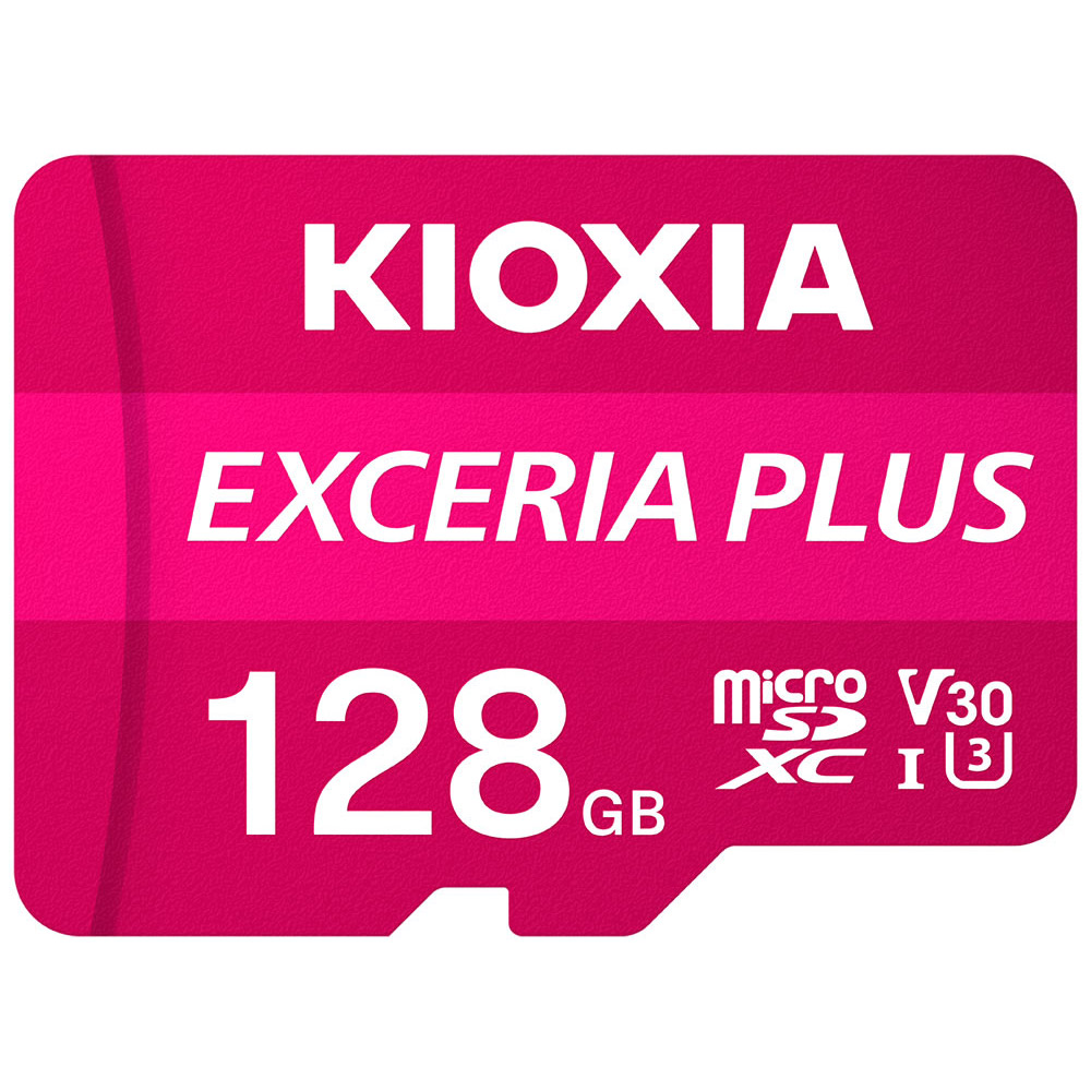 マイクロSDカード microSD 128GB microSDカード microSDXC KIOXIA キオクシア EXCERIA PLUS  CLASS10 UHS-I U3 V30 A1 R:100MB/s W:65MB/s SD変換アダプタ付 海外リテール LMPL1M128GG2 ◇メ  風見鶏