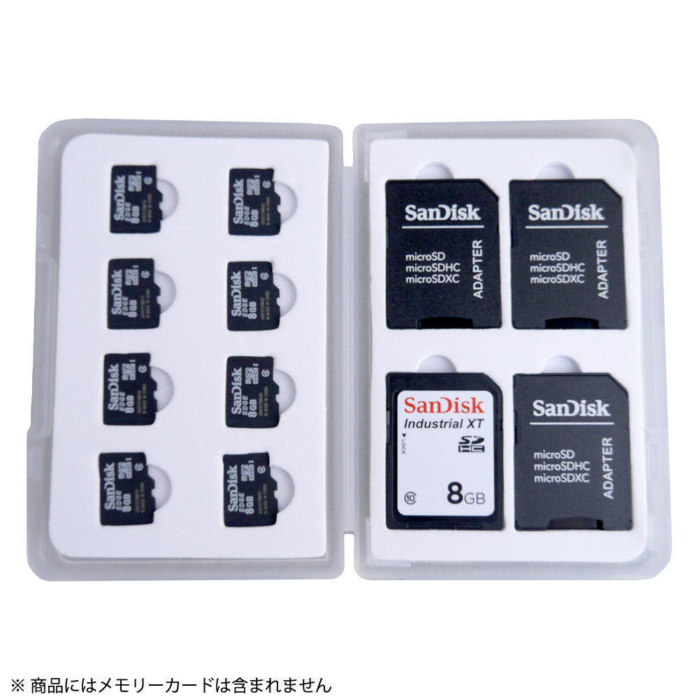 楽天市場 Sd Microsd カードケース メモリーカード収納ケース Miwakura 美和蔵 最大12枚収納 Sdカード4枚 Microsdカード8枚 クッショントレー Mmc Sd4m8 メ 風見鶏