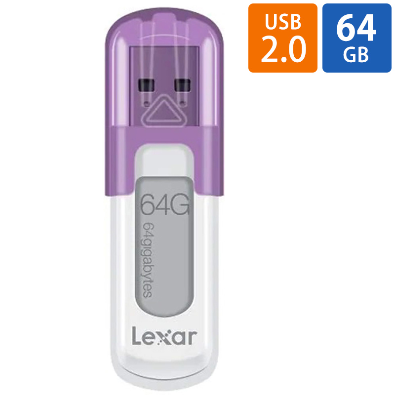楽天市場】USBメモリ USB 64GB USB2.0 LEXAR レキサー JumpDrive