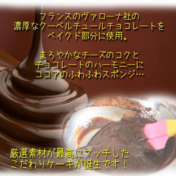 楽天市場 ダブルショコラケーキ 1ホール 21バレンタイン チョコレート ホールケーキ チーズケーキ 2層 オシャレ ふわふわ 冷凍 日持ち プレゼント ギフト 女性 男性 甘いもの お菓子 スイーツ 濃厚 誕生日ケーキ 箱入り オリジナル 手作り ハンドメイド シンプル 立体