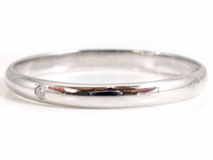 18金 最短納期ペアリング 2本セット 結婚指輪 マリッジリング ダイヤ