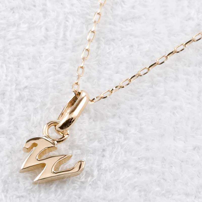 18金 イニシャル W プチ ミニ ペンダントトップ ペンダント チャーム ブレスレットチャーム ピンクゴールドk18 18k 地金 ユニセックス 【ありがとうやおめでとうを伝えよう・プレゼント・誕生日・お祝い】 人気 おしゃれ 大人 普段使い ジュエリー